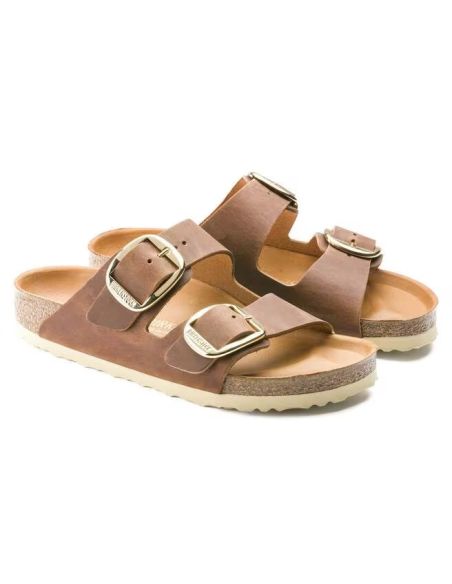 SANDALES ARIZONA BIG BUCKLE COGNAC