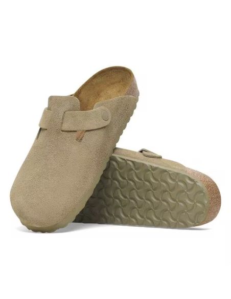 FADED KHAKI BOSTON MULES