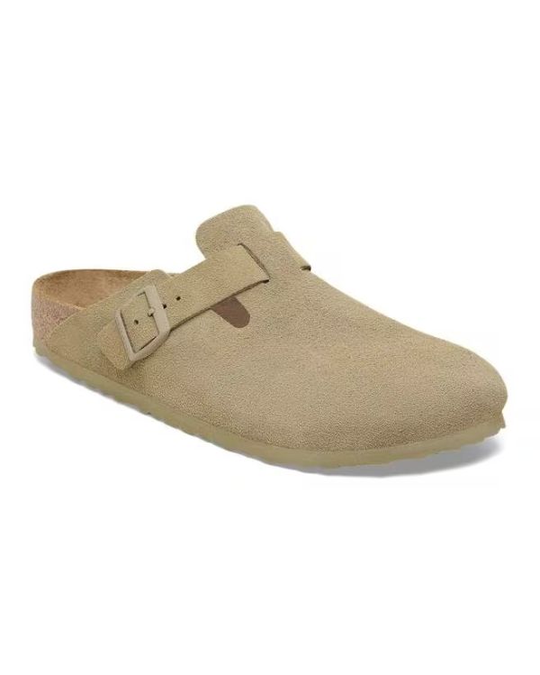 FADED KHAKI BOSTON MULES