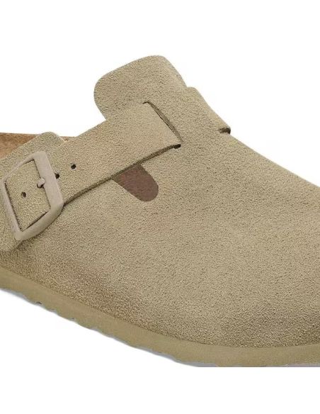 FADED KHAKI BOSTON MULES