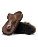 SANDALES GIZEH DROPLET BUCKLE HIGH-SHINE CARAFE