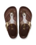 SANDALES GIZEH DROPLET BUCKLE HIGH-SHINE CARAFE