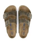 ARIZONA SOFT FOOTBED FADED KHAKI SANDALS