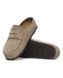 NAPLES WRAPPED TAUPE LOAFERS