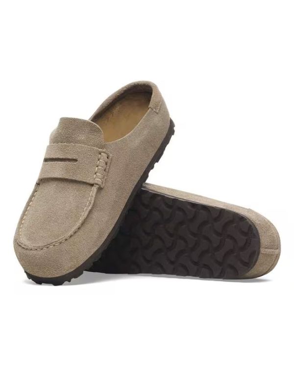 NAPLES WRAPPED TAUPE LOAFERS 2