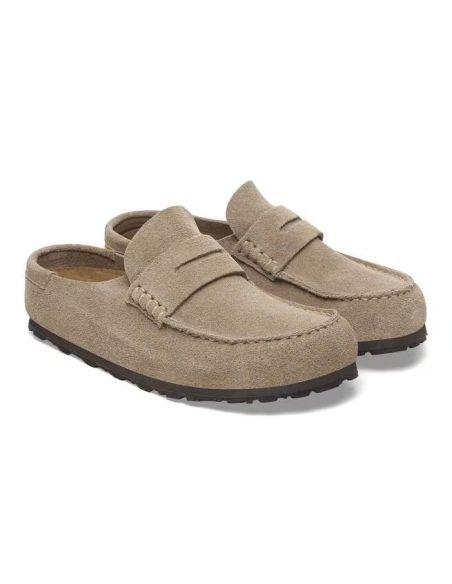 NAPLES WRAPPED TAUPE LOAFERS