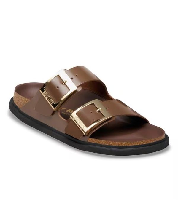 SANDALES ARIZONA DROPLET BUCKLE HIGH-SHINE CARAFE