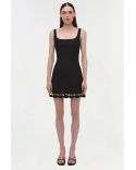ROBE MI-LONGUE LINDLEY EN LIN NOIR