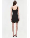 ROBE MI-LONGUE LINDLEY EN LIN NOIR