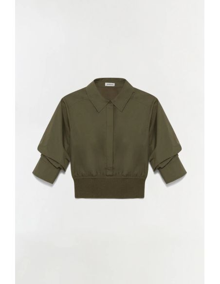 CHEMISE STILES COTON MAILLE FERN