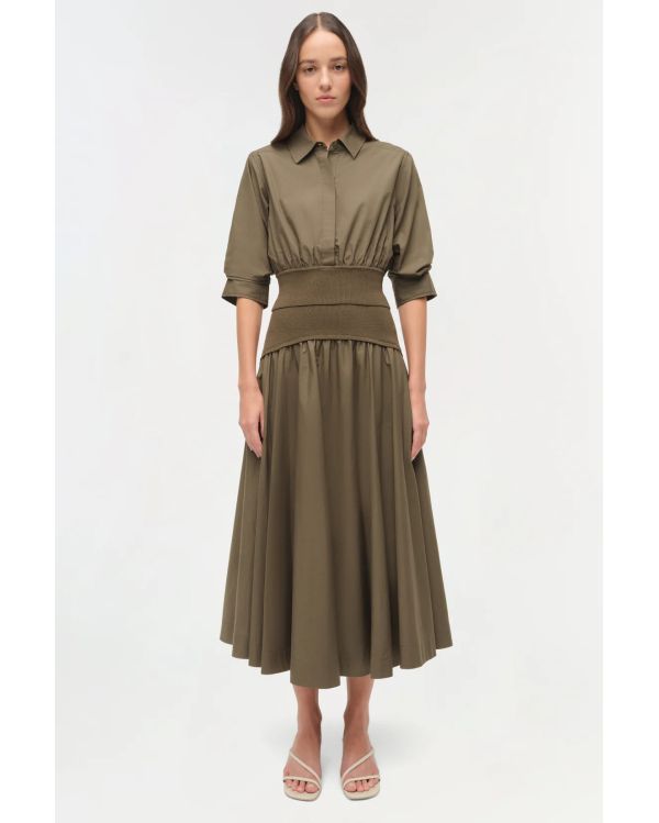 CHEMISE STILES COTON MAILLE FERN