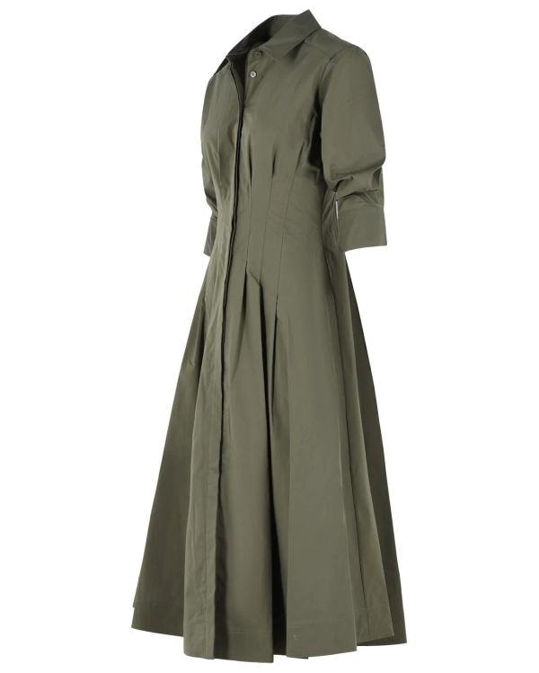ROBE MI-LONGUE JAZZ COTON PLIS CREUX FERN 2