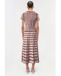 KENDRA SCALLOPED KNIT TOP DUSTY ROSE