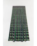 JUPE MIDI DRUE MAILLE OEILLETS MIDNIGHT MULTI