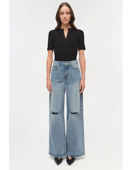 MILEY KNIT TOP BLACK