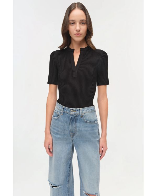 TOP MILEY MAILLE NOIR