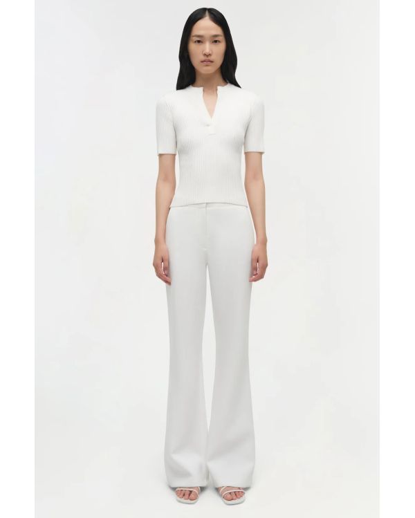 MILEY KNIT TOP IVORY 2