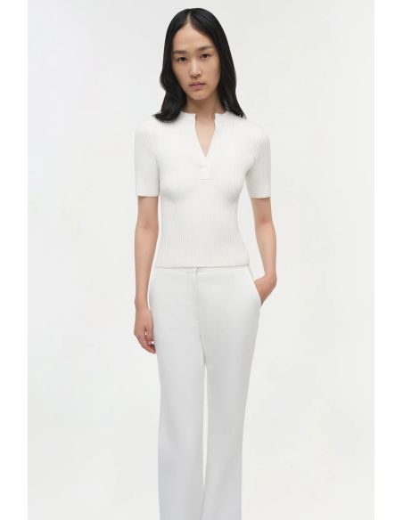 MILEY KNIT TOP IVORY