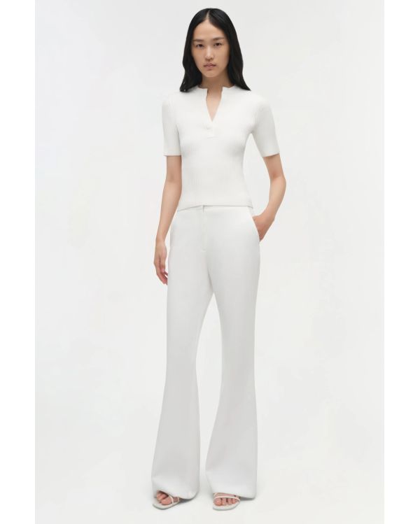 MILEY KNIT TOP IVORY