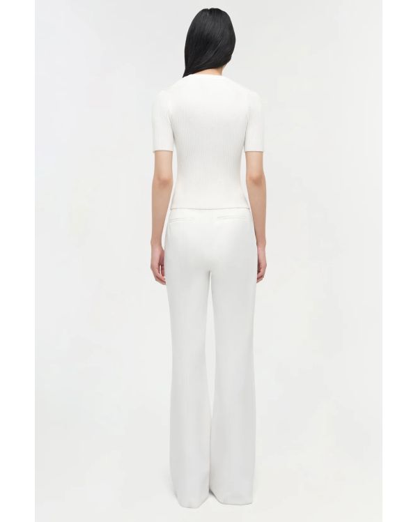 MILEY KNIT TOP IVORY