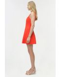 INDIE KNIT MINI DRESS LOBSTER