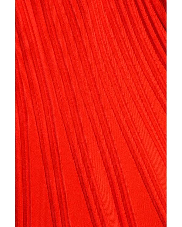 MINI-ROBE INDIE MAILLE ROUGE HOMARD