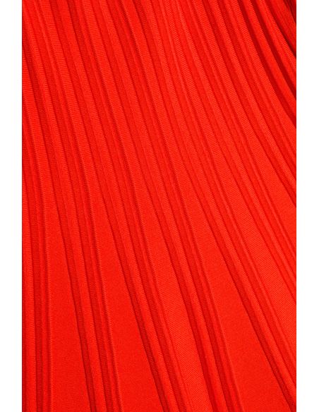 MINI-ROBE INDIE MAILLE ROUGE HOMARD