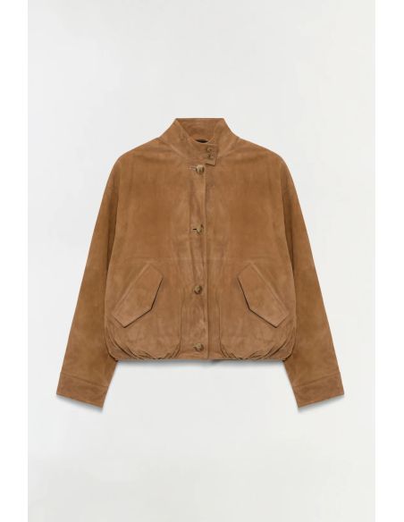 VESTE MARLEY DAIM CAMEL