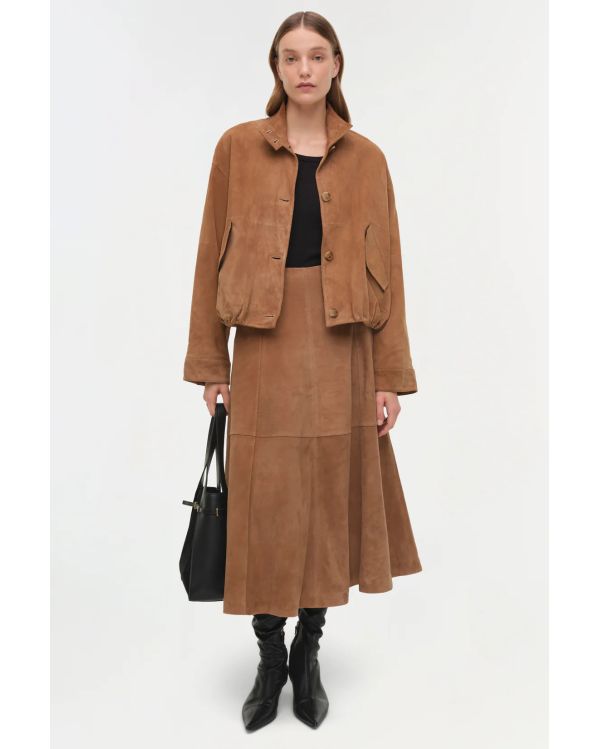VESTE MARLEY DAIM CAMEL
