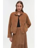 VESTE MARLEY DAIM CAMEL