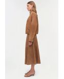 MARLEY SUEDE JACKET CAMEL