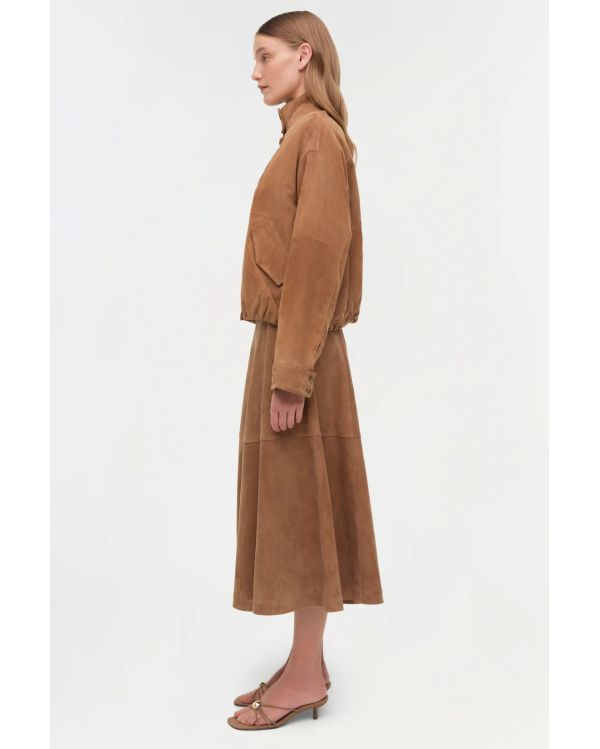 VESTE MARLEY DAIM CAMEL