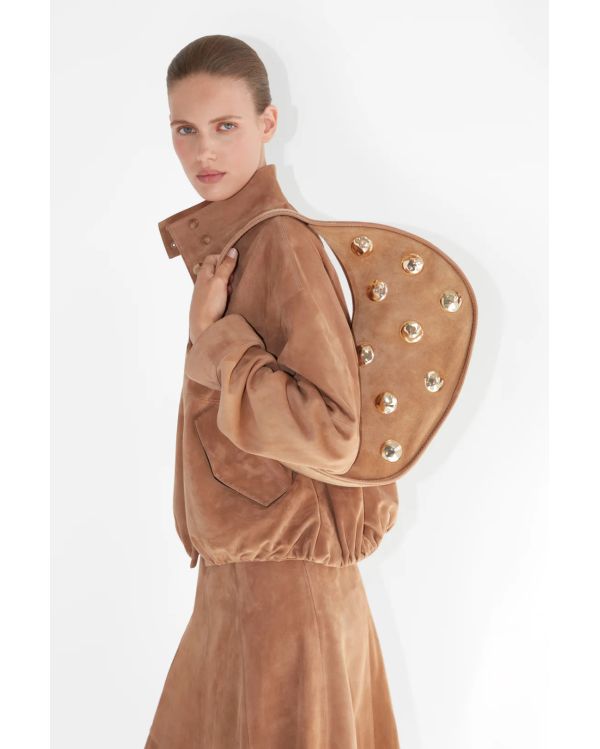 VESTE MARLEY DAIM CAMEL