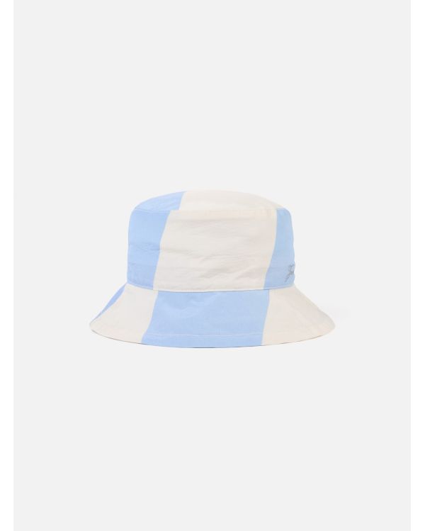 LE BOB BALUCHON MAXI RAYURES DIAGONALES BLANC / BLEU
