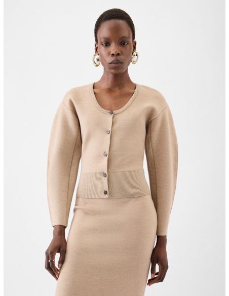 THE MULTI-BEIGE DOPPIO CARDIGAN