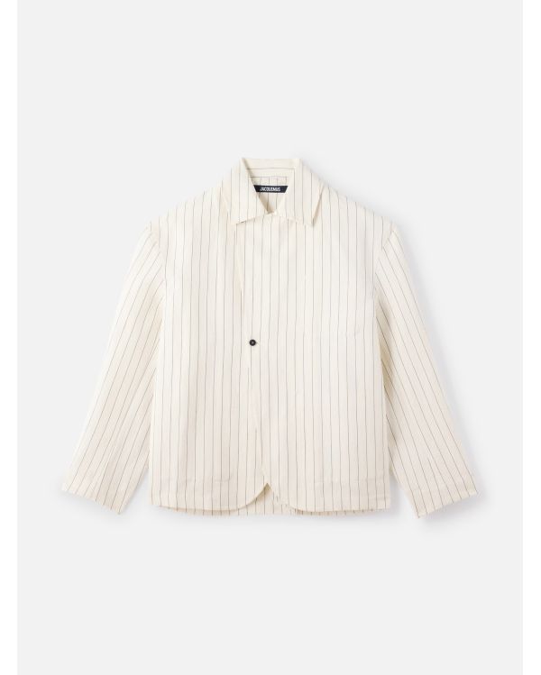 THE DIMANCHE JACKET TENNIS STRIPES