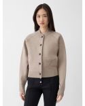 LE CARDIGAN LAVANDE GREIGE