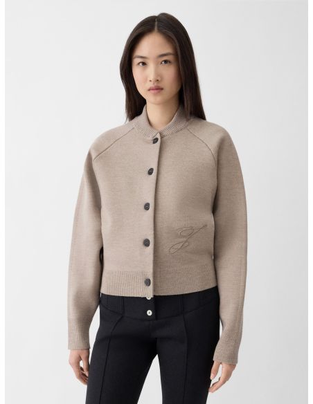 LE CARDIGAN LAVANDE GREIGE