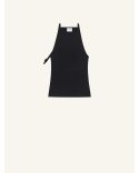 TANK TOP BUCKLE 90'S RIB BLACK