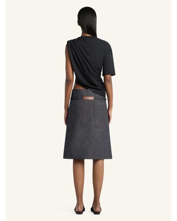 DENIM BACK PANEL BERMUDA SHORTS BRUT