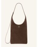 GRAND SAC TOUTE-FONCTION EN DAIM MELT BRONZE FONCÉ