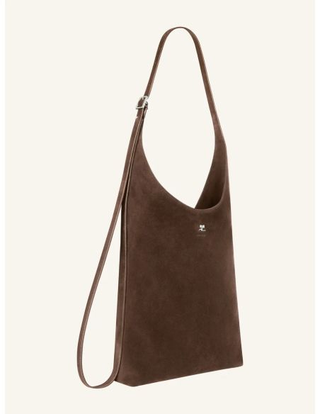 GRAND SAC TOUTE-FONCTION EN DAIM MELT BRONZE FONCÉ