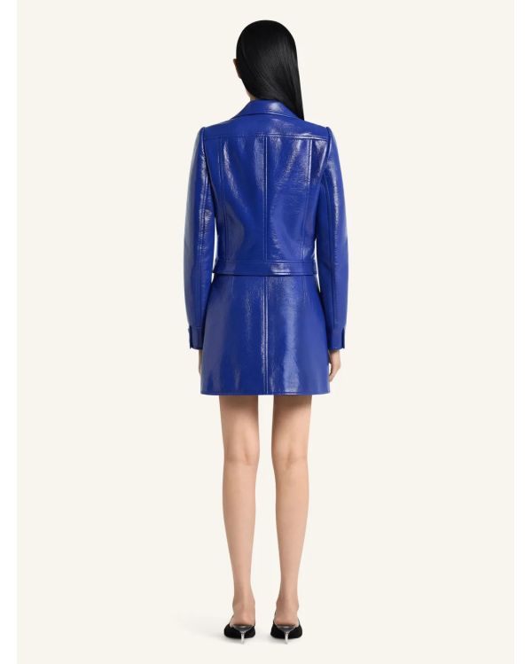 VESTE RÉÉDITION EN VINYLE BLEU MINÉRAL