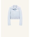 VESTE RÉÉDITION EN VINYLE BLEU CIEL
