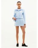 VESTE RÉÉDITION EN VINYLE BLEU CIEL