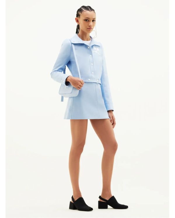 VESTE RÉÉDITION EN VINYLE BLEU CIEL