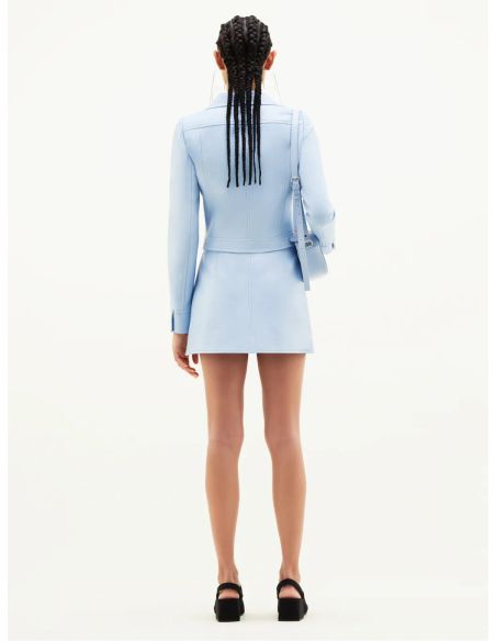 VESTE RÉÉDITION EN VINYLE BLEU CIEL