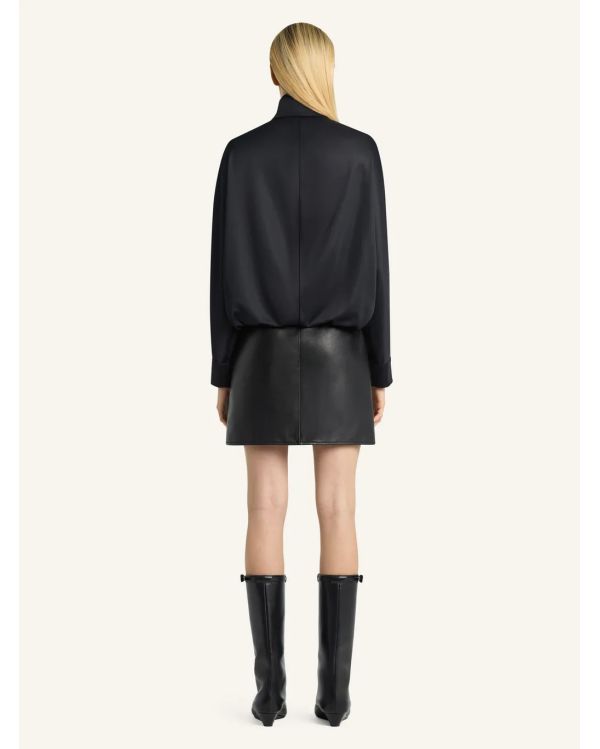 CUT OUT TRACKSUIT JACKET BLACK
