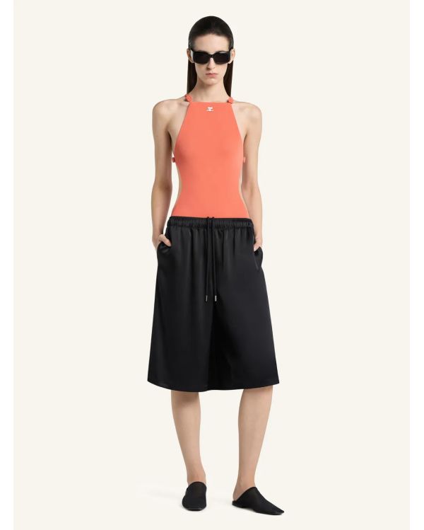 CUT-OUT SWIMSUIT TANGERINE 2