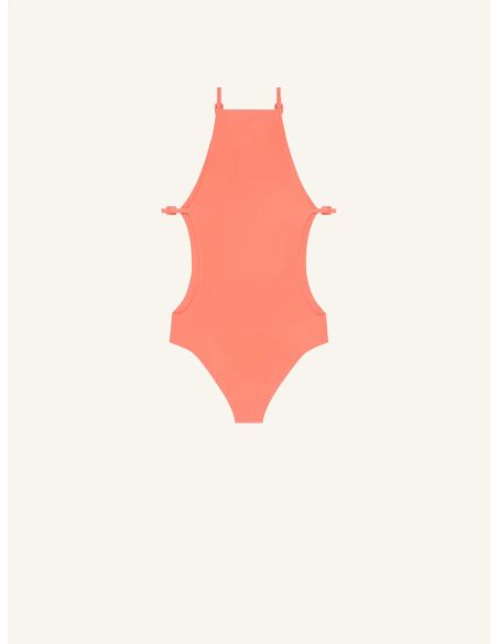 MAILLOT DE BAIN CUT-OUT TANGERINE